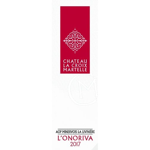 Château La Croix Martelle - MINERVOIS LA LIVINIÈRE 2017 L'Onoriva