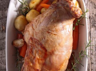 gigot légumes