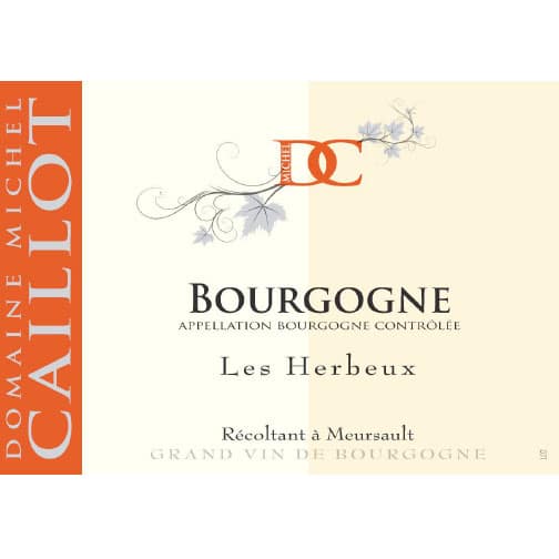 Domaine Michel Caillot - BOURGOGNE 2013 - Les Herbeux