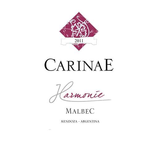 Carinae Mendoza Argentine MALBEC 2011 harmonie