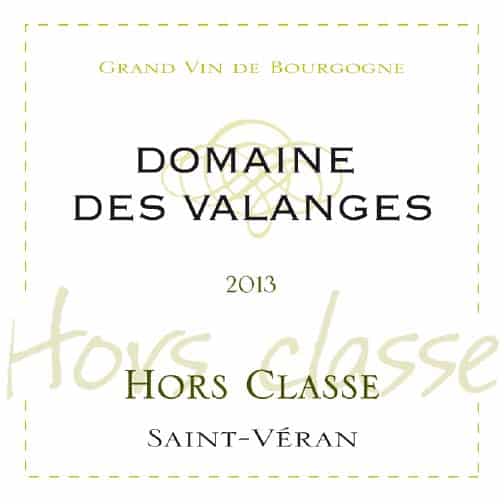 Bourgogne Domaine des Valanges Hors Classe 2013 Saint-Véran