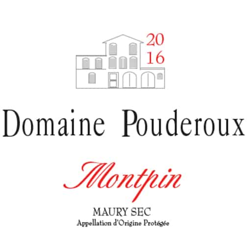 Domaine Pouderoux MAURY SEC 2016 Montpin