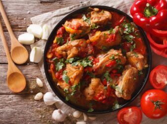 la recette du poulet basquaise