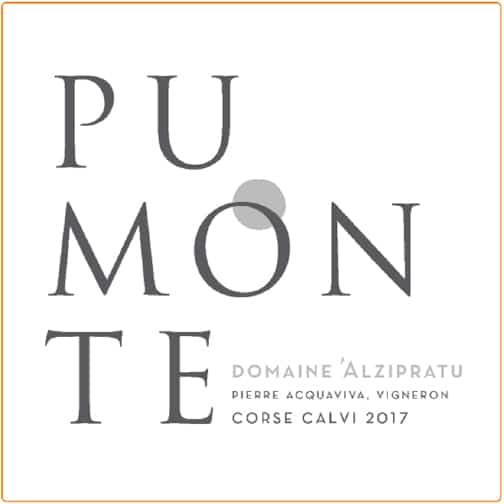 Domaine Alzipratu CORSE CALVI 2017 - Pumonte