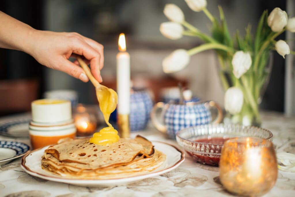 Vin et crêpes